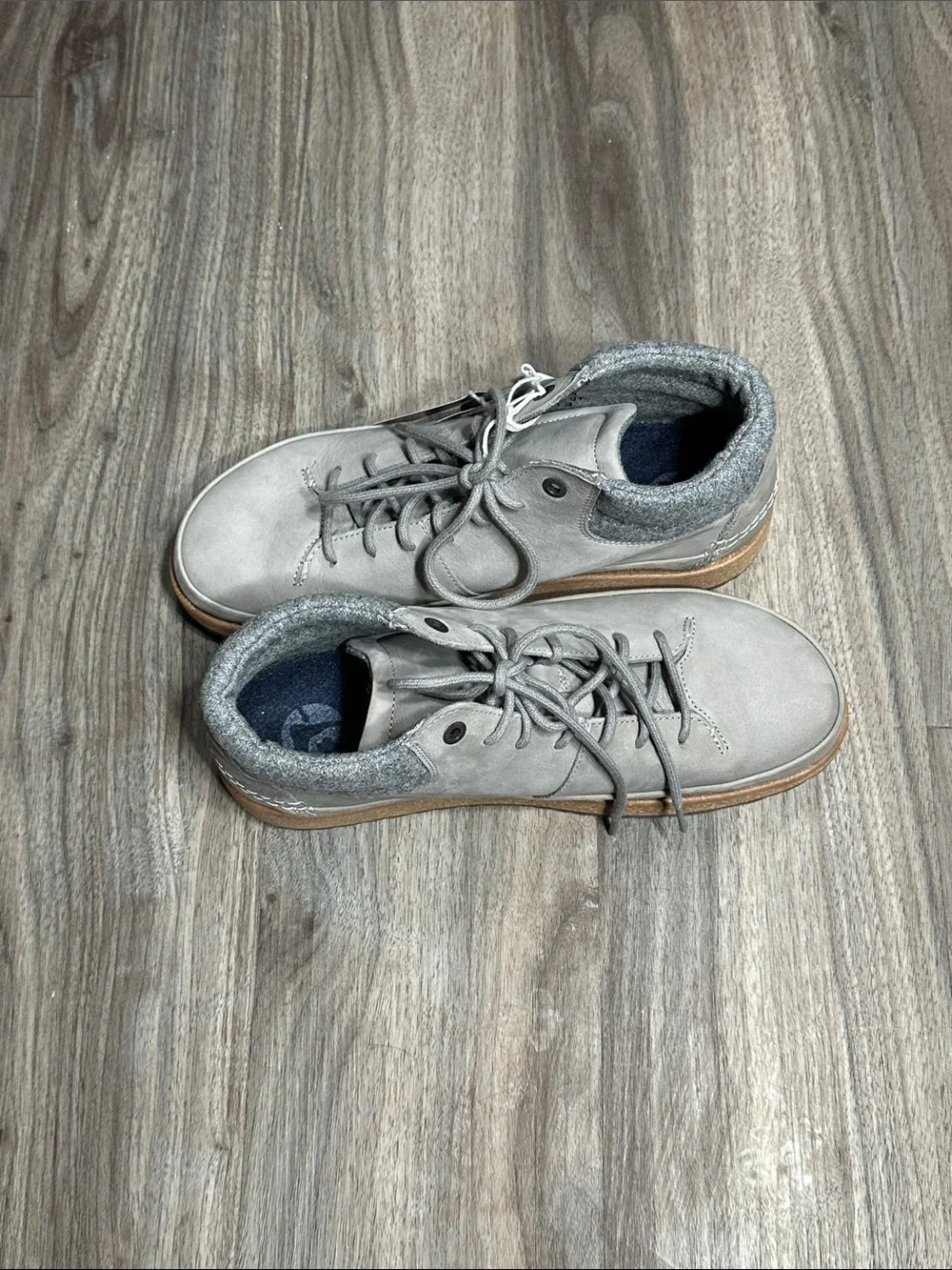 Birkenstock Honnef High Gray Boots EU 41 ,8/8.5 US NWT Leather Lace Up.